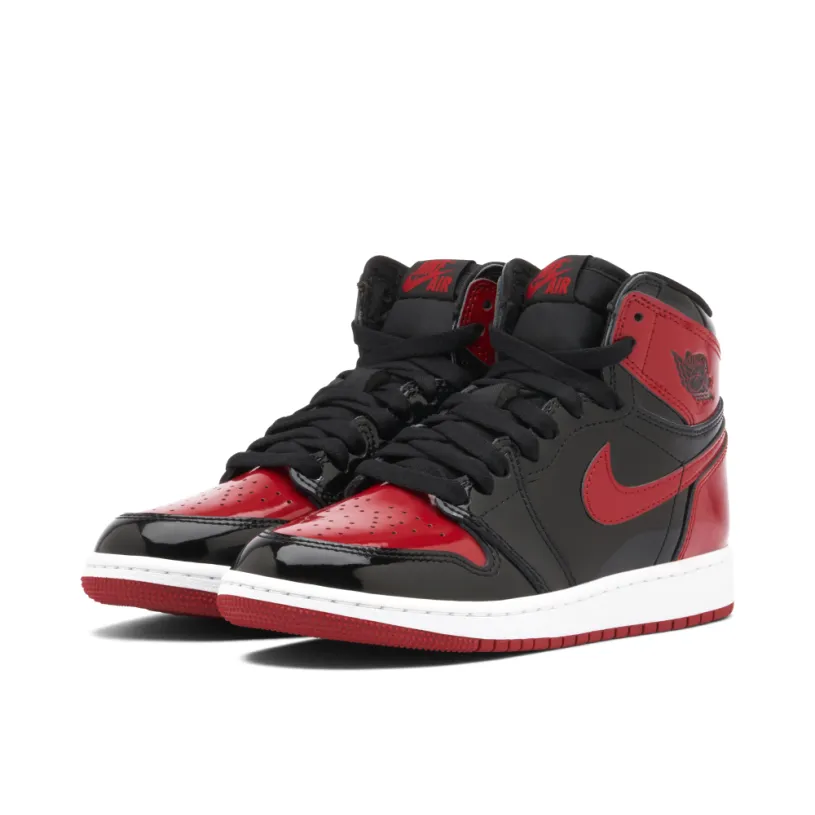 Air Jordan 1 High OG Patent Bred GS 