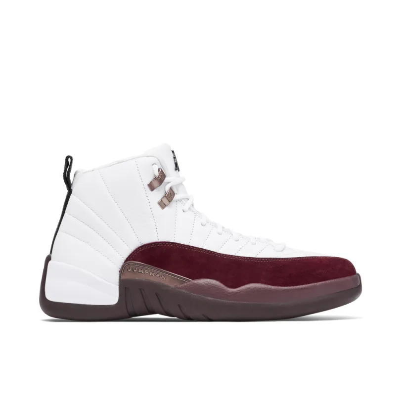 Air Jordan 12 x A Ma Maniere White Burgundy Crush