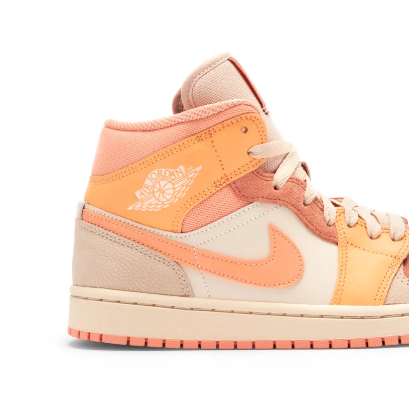 Air Jordan 1 Mid Apricot Womens 