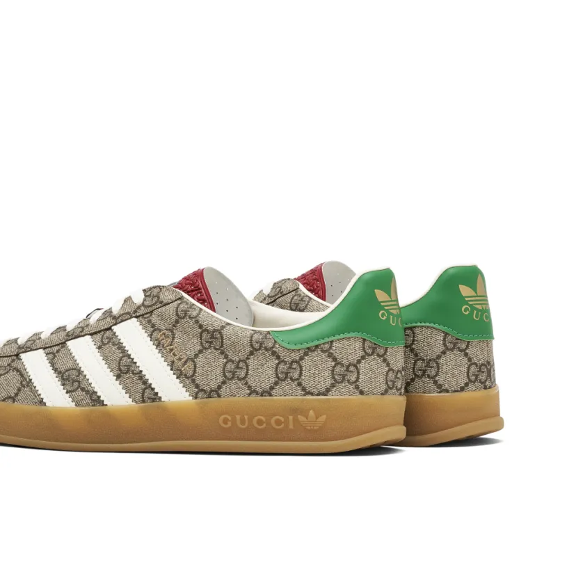 Adidas Gazelle x Gucci GG Monogram Beige 