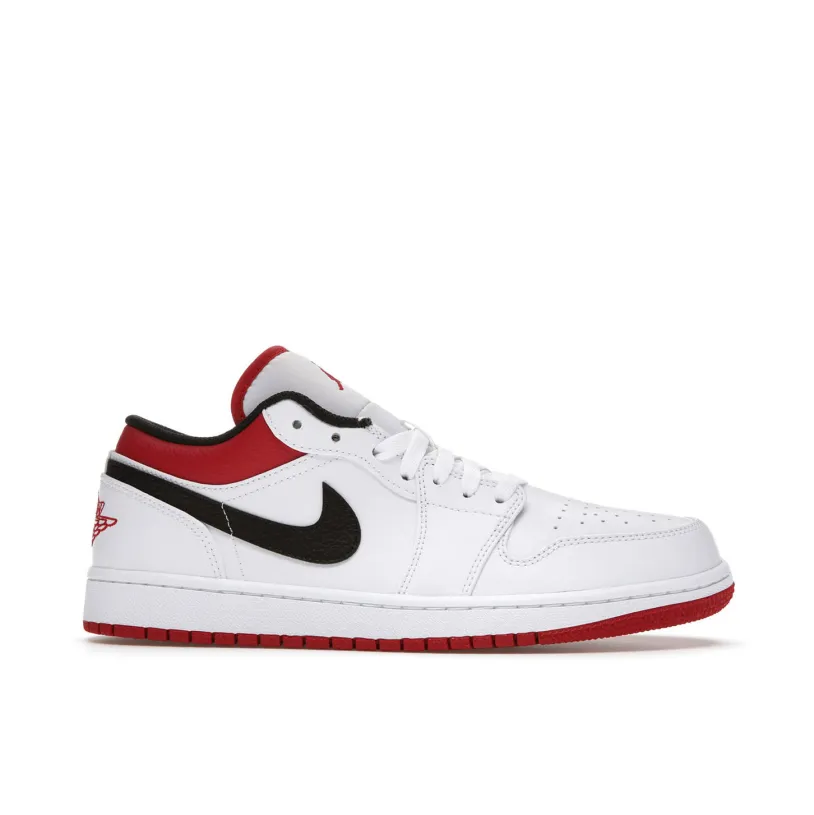 Jordan 1 Low White University Red Black