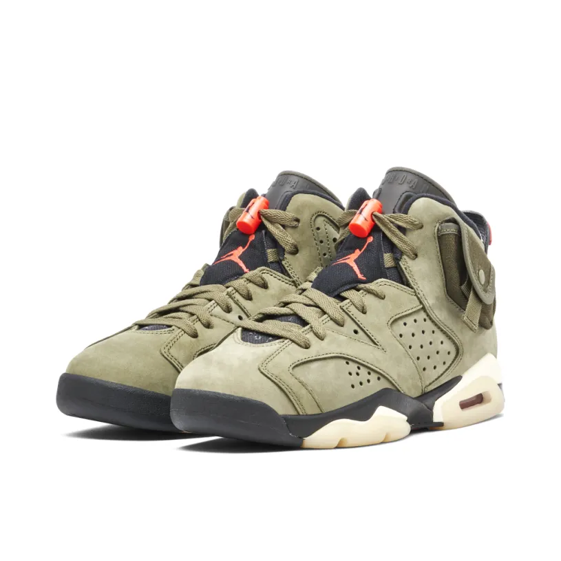 Travis Scott x Air Jordan 6 Olive GS 