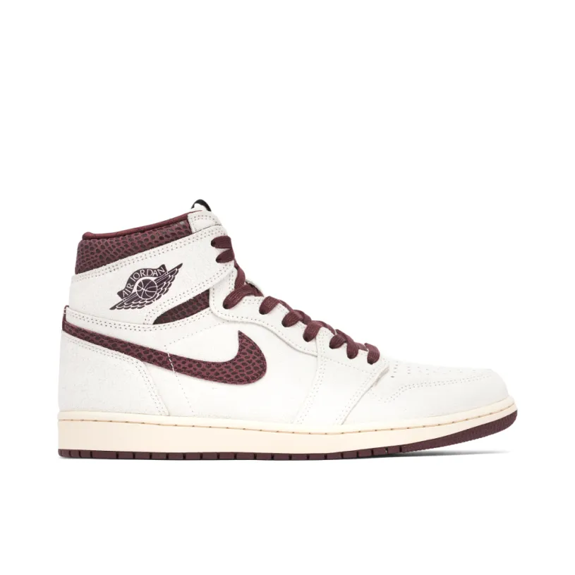 A Ma Maniere x Air Jordan 1 Burgundy Sail