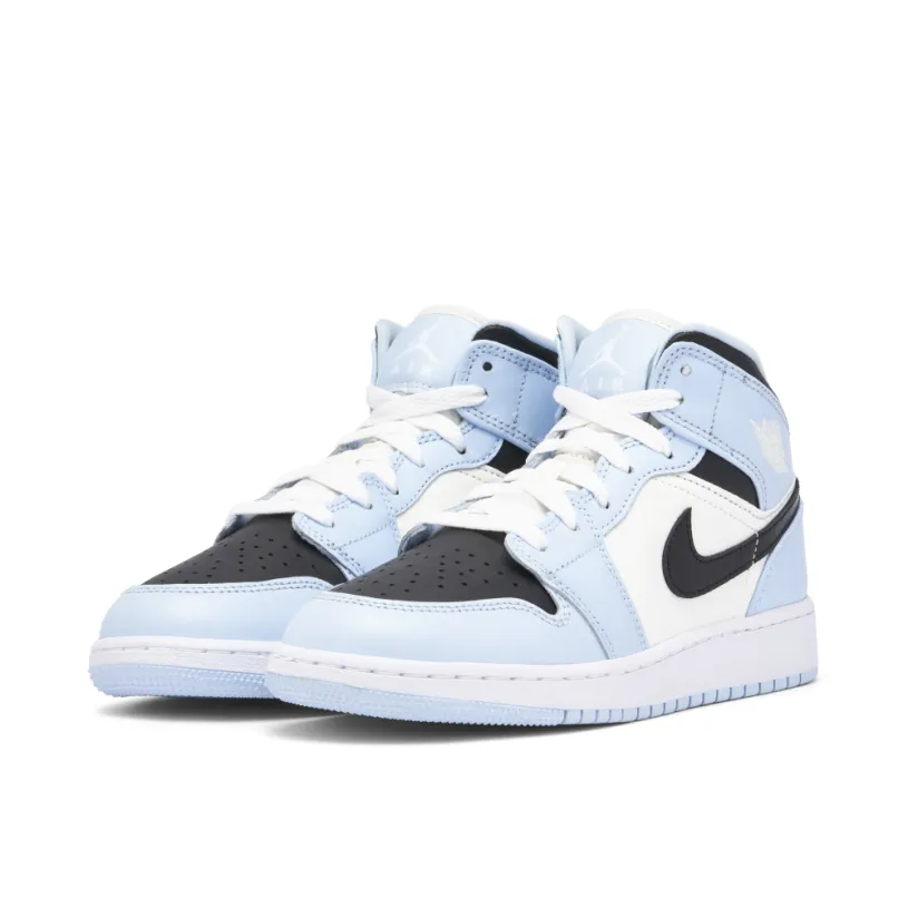 Air Jordan 1 Mid Ice Blue GS 
