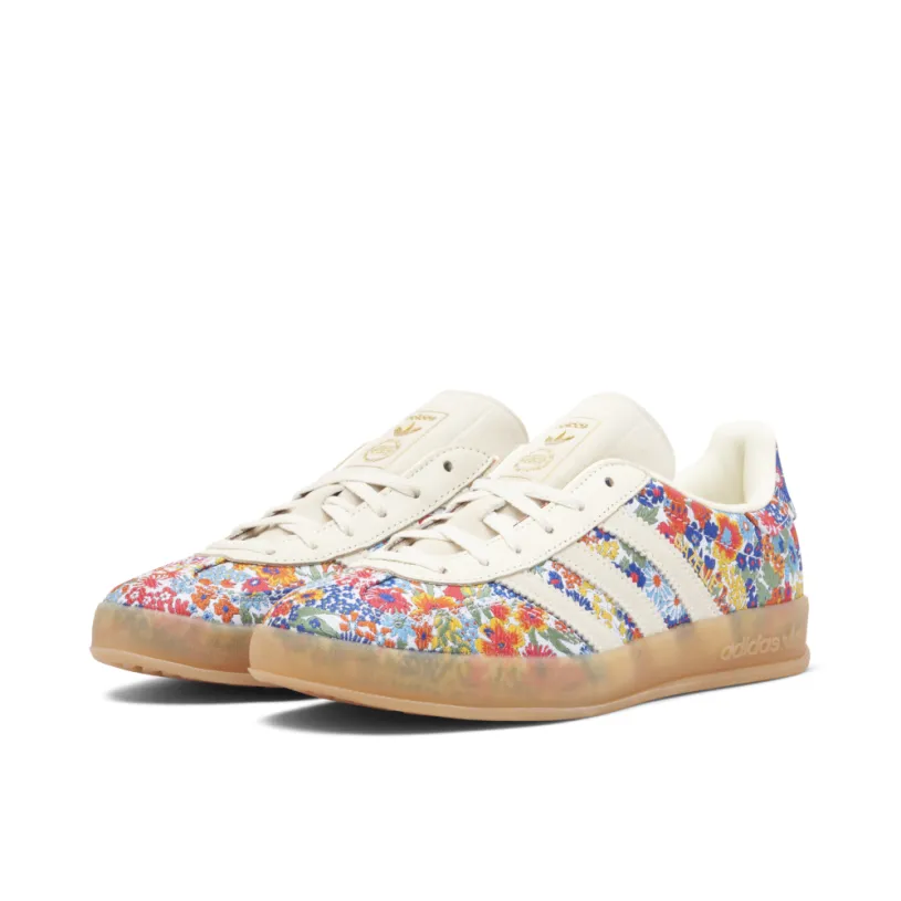 Adidas Gazelle Indoor Liberty London Floral Embroidery Womens 