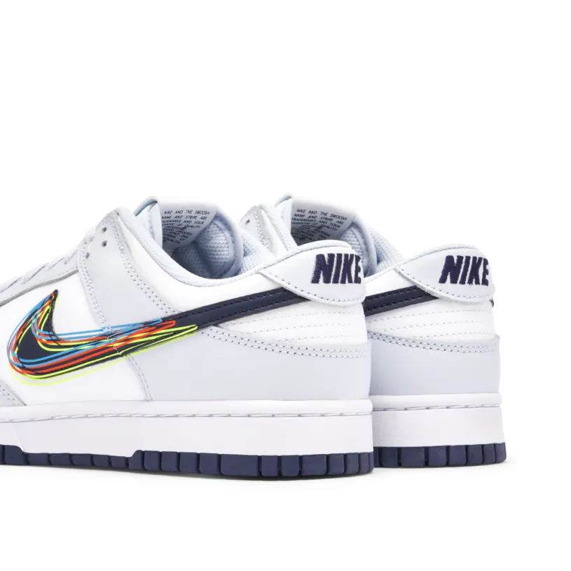 Nike Dunk Low 3D Swoosh Grey 