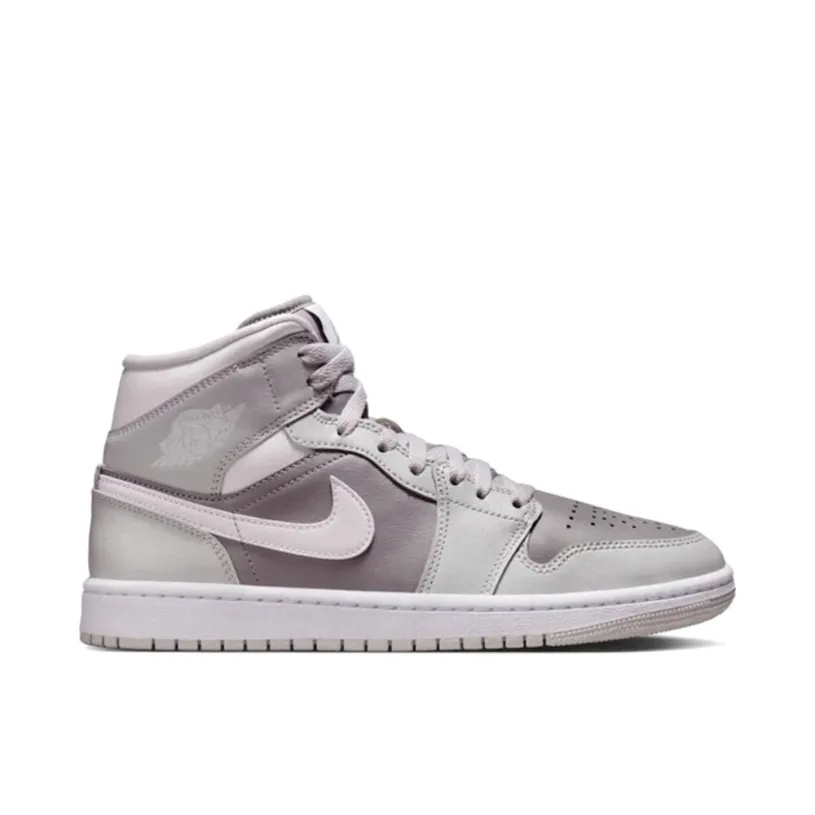 Air Jordan 1 Mid Photon Dust Atmosphere Grey Womens