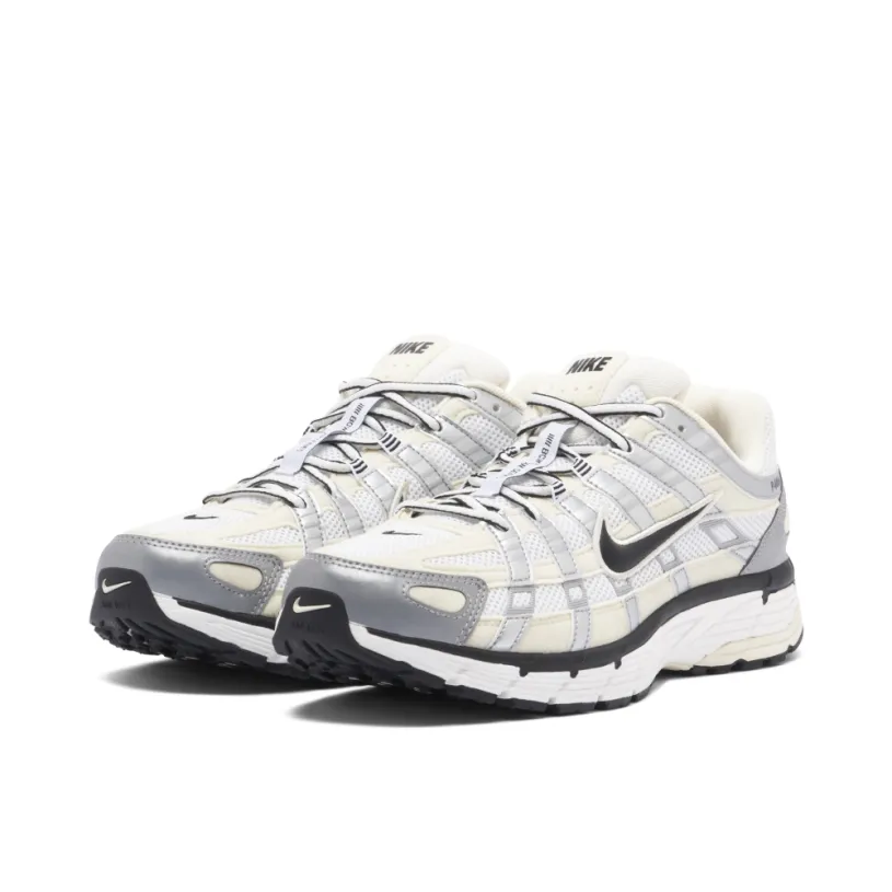 Nike P-6000 Coconut Milk Metallic Silver Womens 