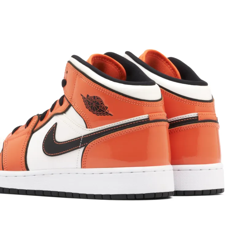 Air Jordan 1 Mid Turf Orange GS 