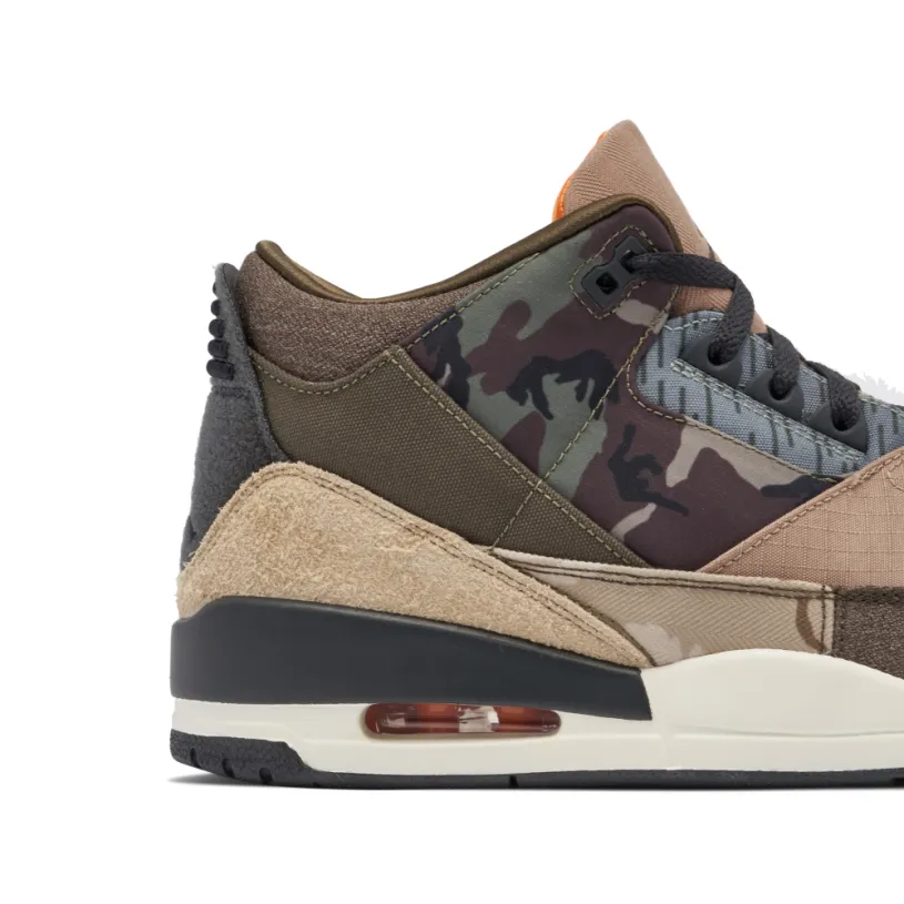 Air Jordan 3 Camo Green Brown 