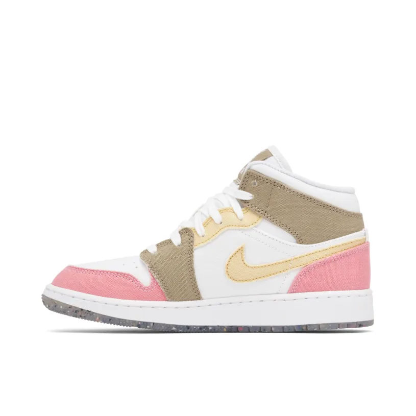 Air Jordan 1 Mid Pastel Grind GS