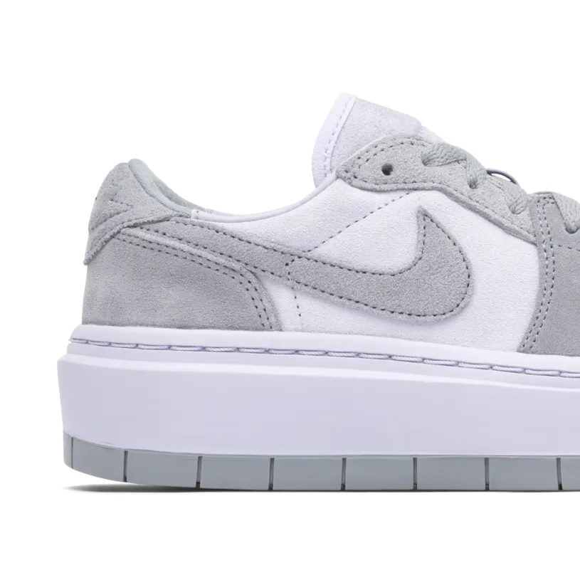 Air Jordan 1 Low LV8D Suede Stealth Titanium Womens 