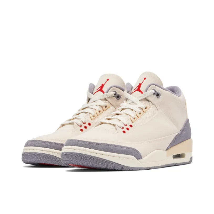 Air Jordan 3 Beige Canvas 
