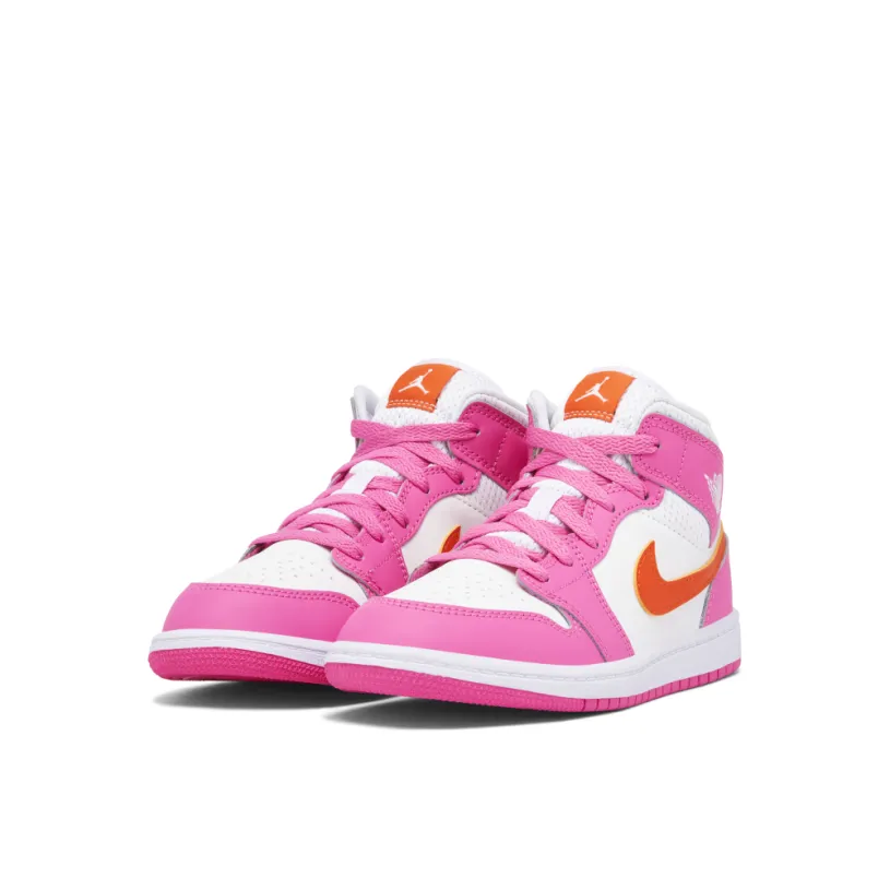 Air Jordan 1 Mid Pinksicle Orange PS 
