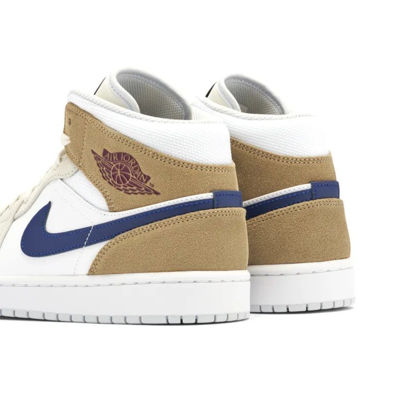 Air Jordan 1 Mid Tan Suede 