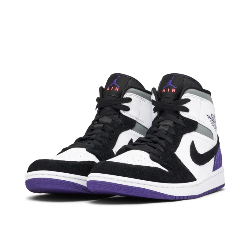 Air Jordan 1 Mid SE Varsity Purple 