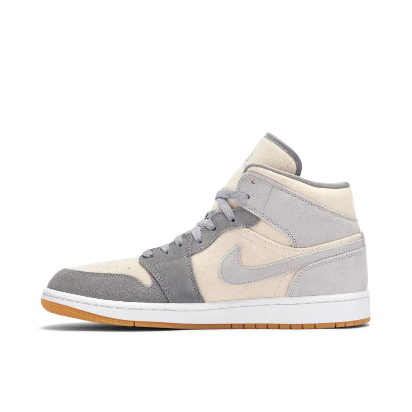 Air Jordan 1 Mid Cream Grey