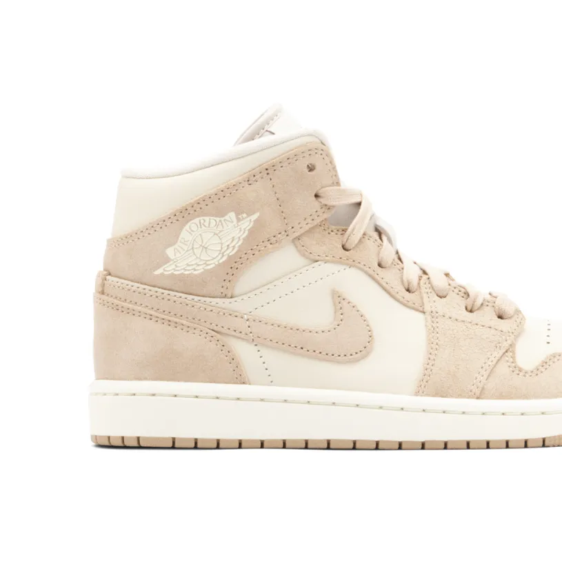 Air Jordan 1 Mid SE Legend Light Brown Womens 