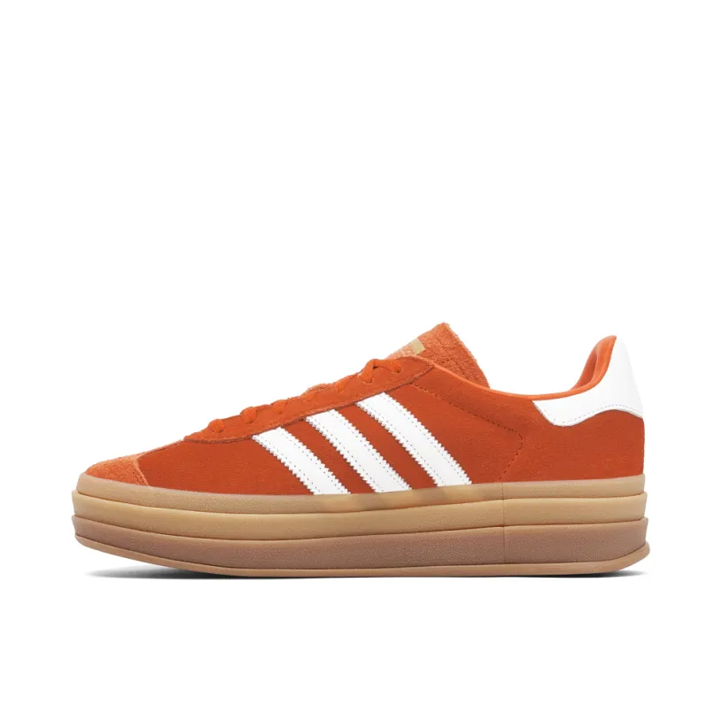 adidas Gazelle Bold Collegiate Orange Gum Womens
