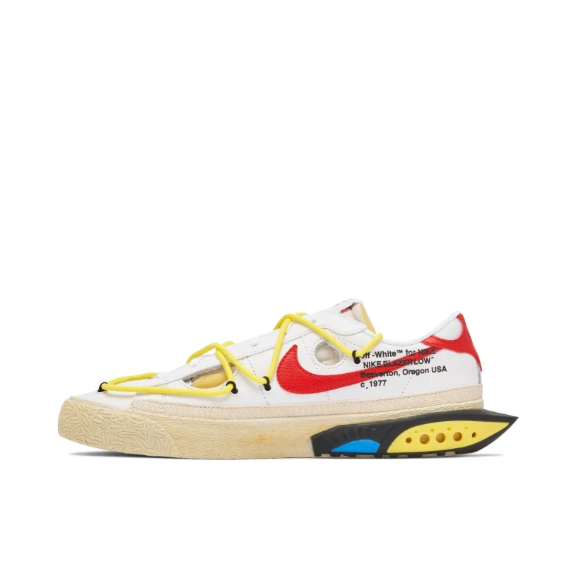 Off-White x Nike Blazer Low White University Red