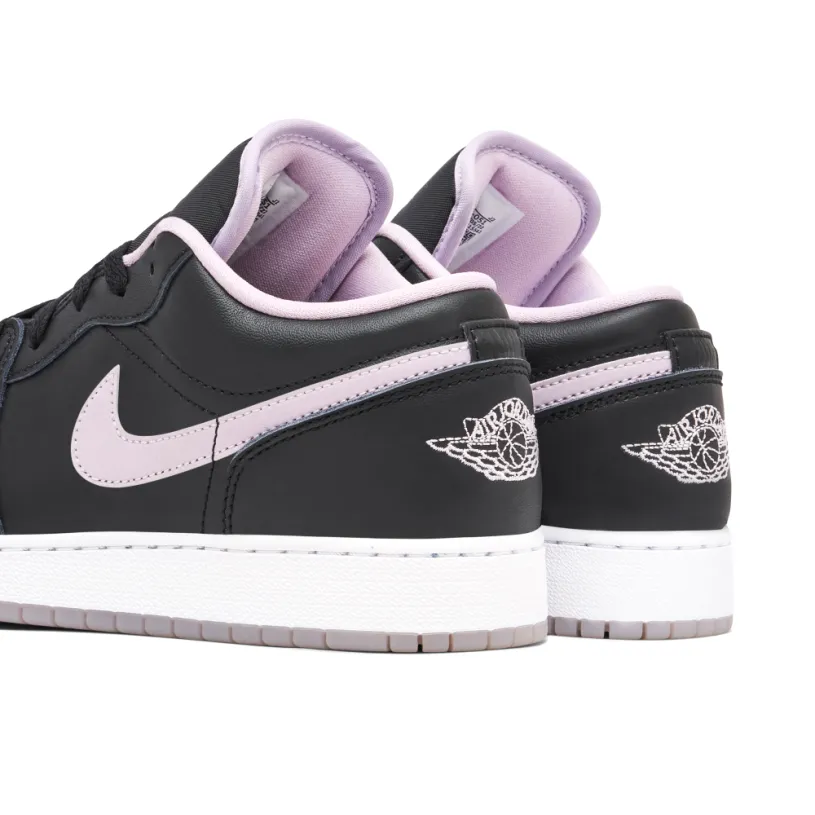 Air Jordan 1 Low SE Black Lilac GS 