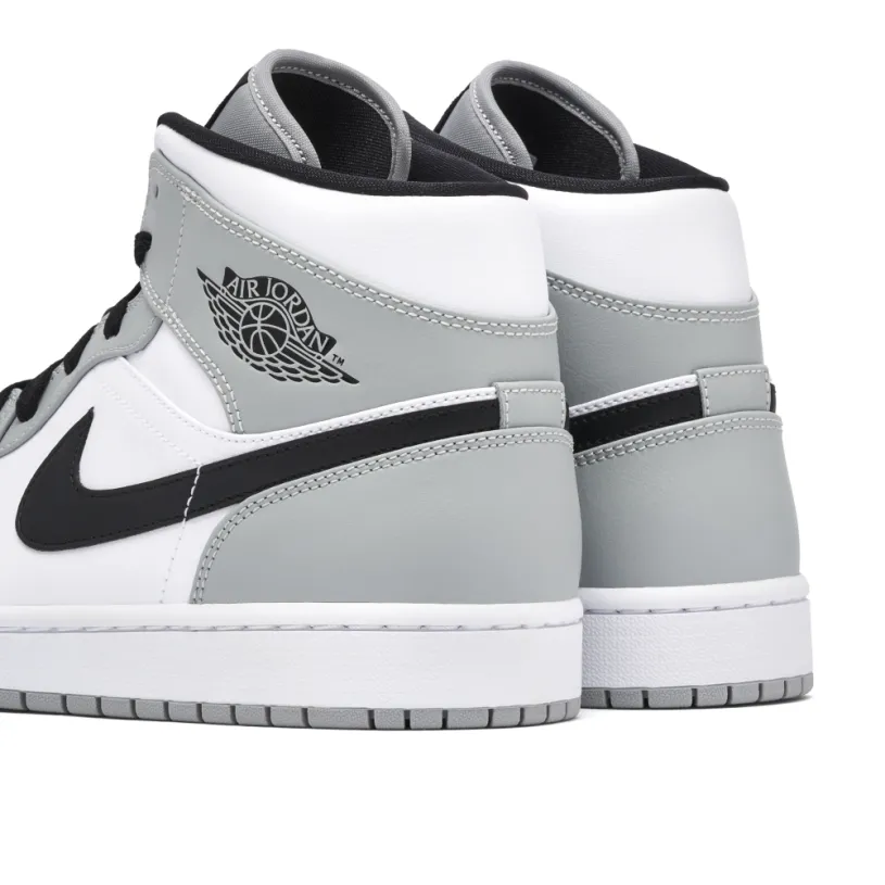 Air Jordan 1 Mid Light Smoke Grey 
