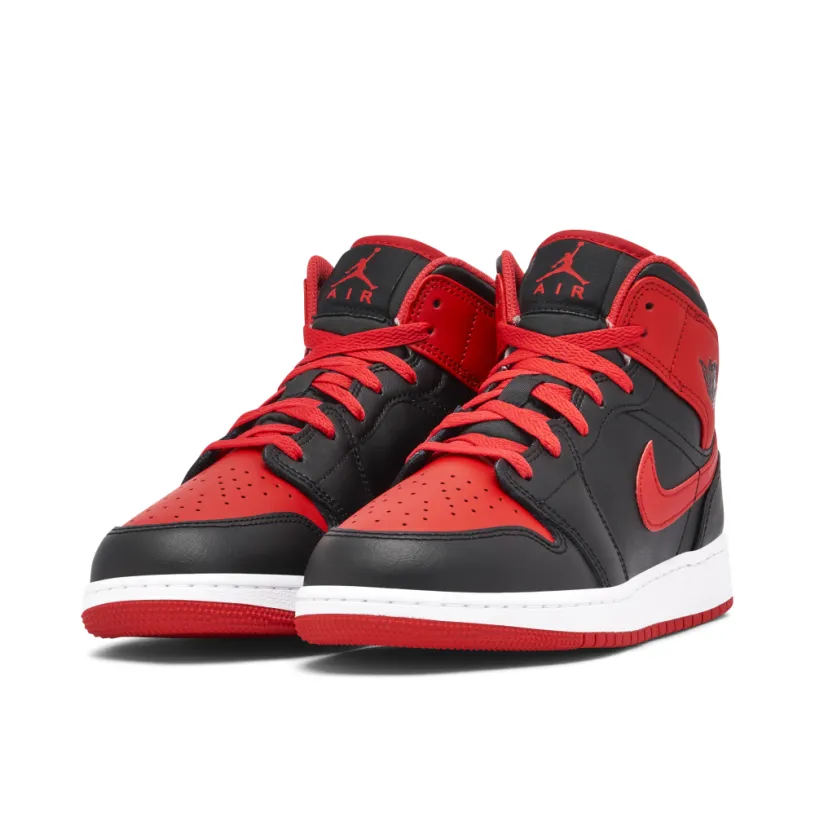 Air Jordan 1 Mid Alternate Bred GS 