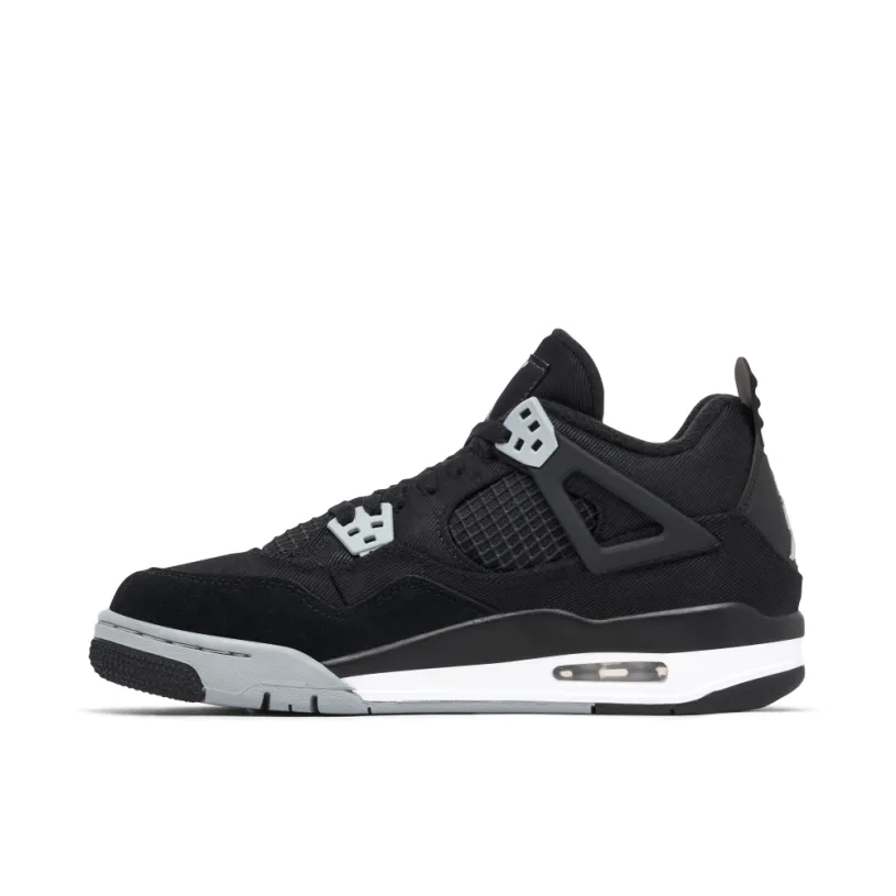 Air Jordan 4 Retro SE Black Canvas GS