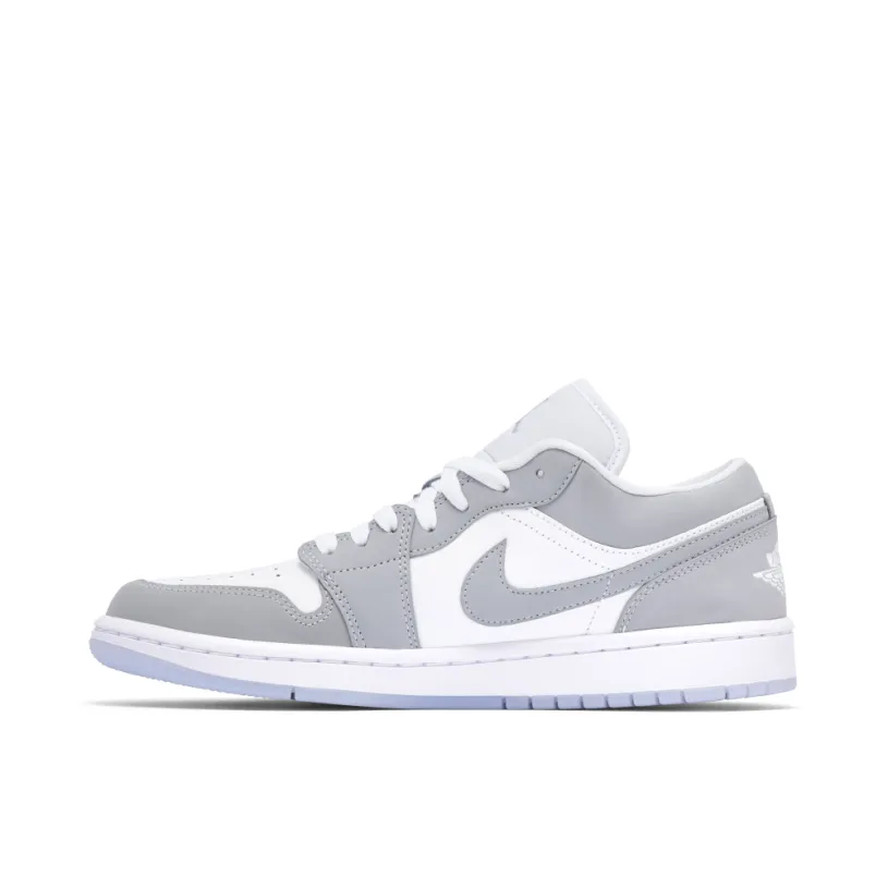 Air Jordan 1 Low White Wolf Grey Womens