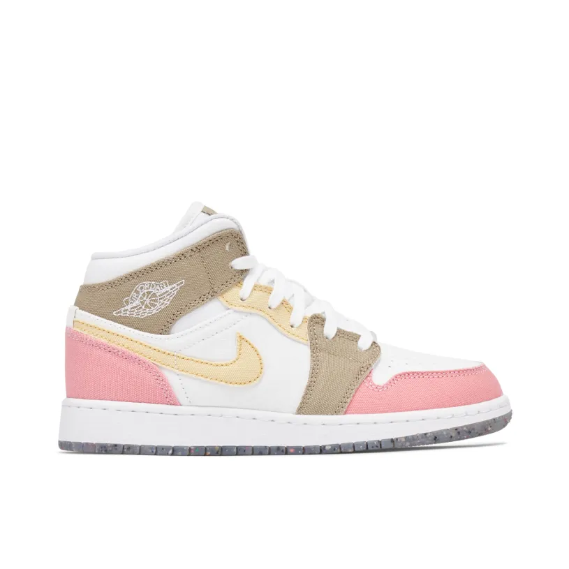 Air Jordan 1 Mid Pastel Grind GS