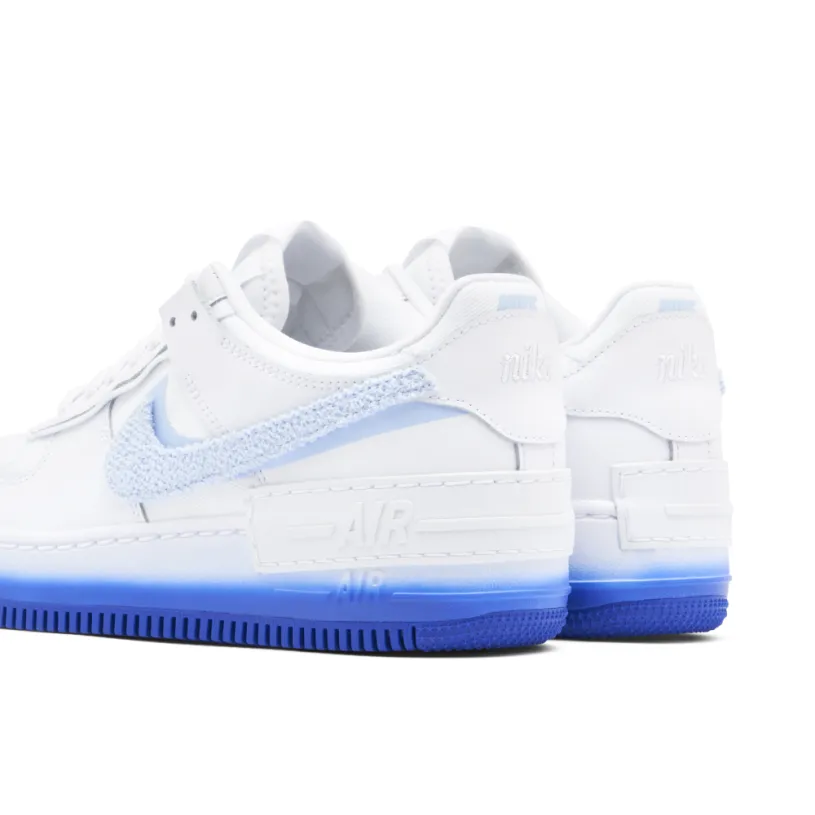 Nike Air Force 1 Shadow Chenille Swoosh Blue Tint Womens 