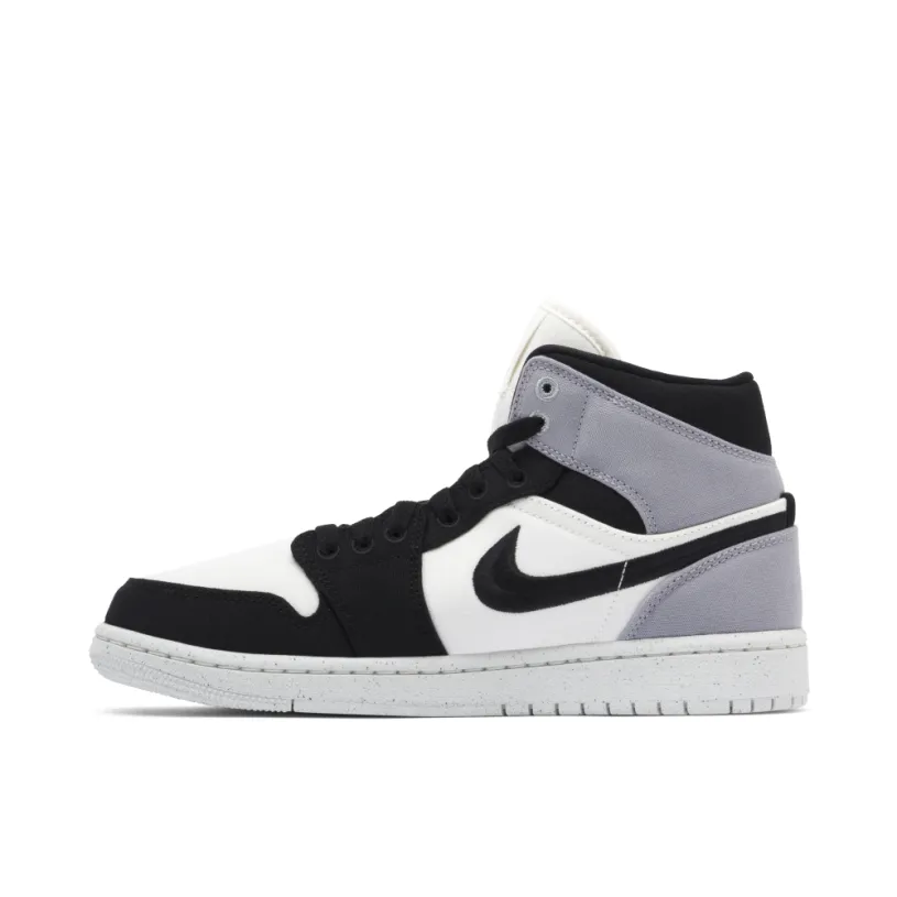 Air Jordan 1 Mid SE Canvas Steel Grey