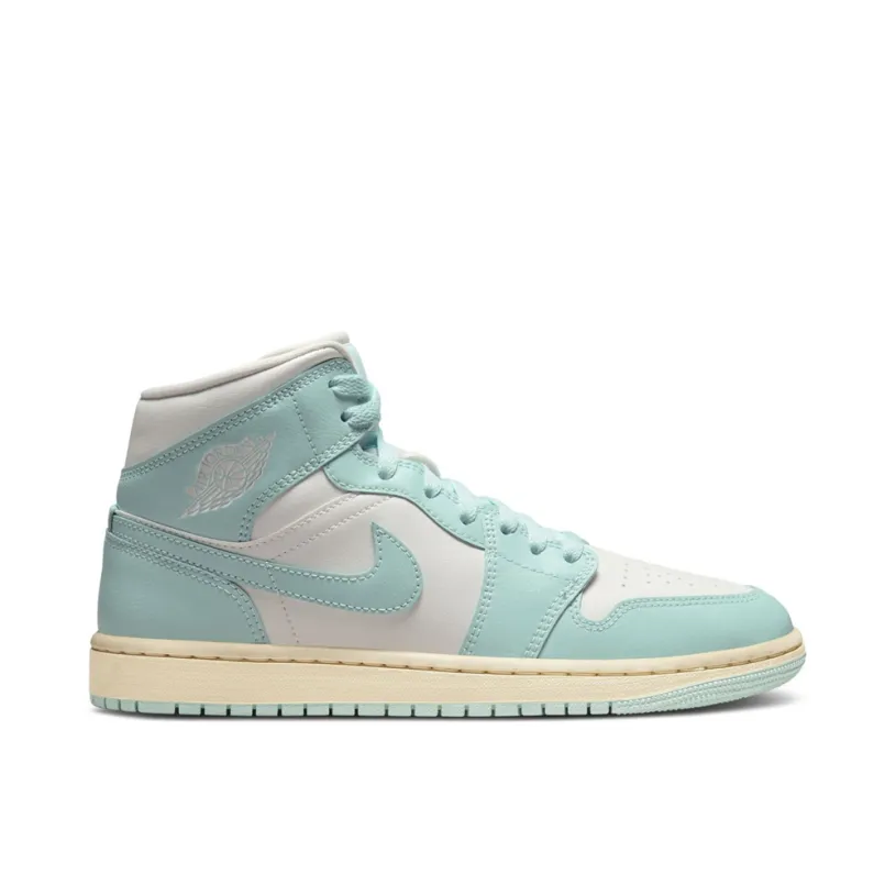 Air Jordan 1 Mid Light Dew Womens