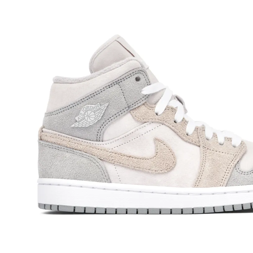 Air Jordan 1 Mid SE Particle Grey Womens 