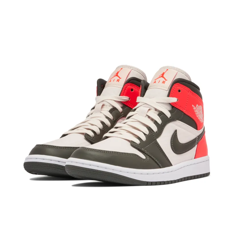 Air Jordan 1 Mid Light Orewood Brown Womens 