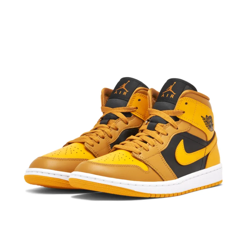 Air Jordan 1 Mid University Gold Womens 
