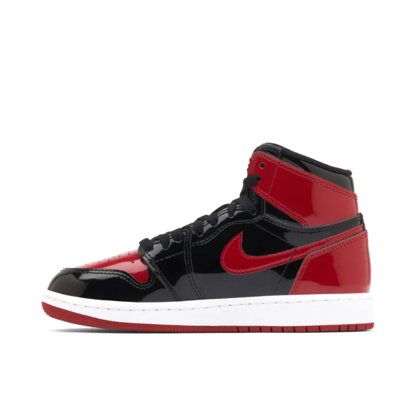 Air Jordan 1 High OG Patent Bred GS