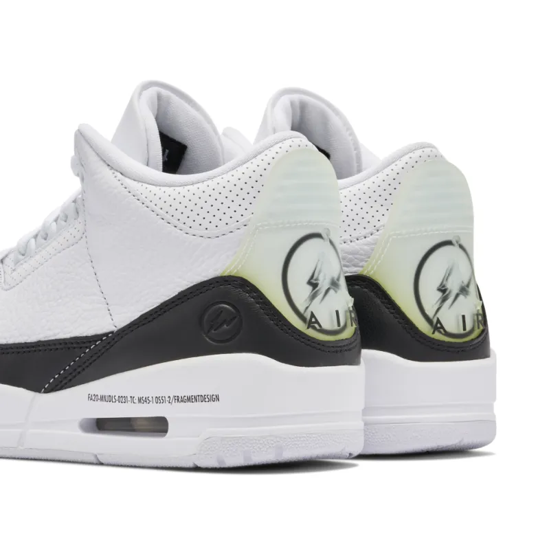Fragment x Jordan 3 White Black 