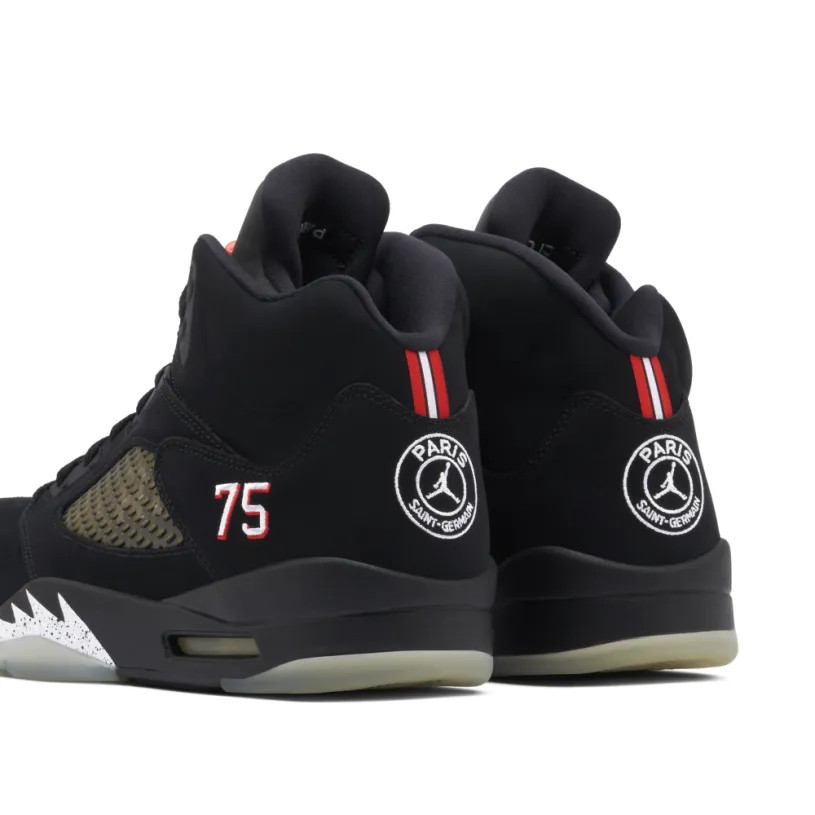 Air Jordan 5 Retro x Paris Saint Germain Black 