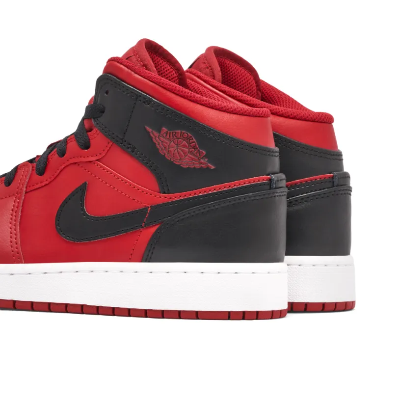 Air Jordan 1 Mid Reverse Bred 2022 GS 