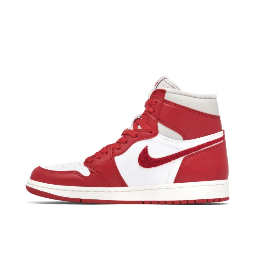 Air Jordan 1 Retro High Chenille Varsity Red Womens
