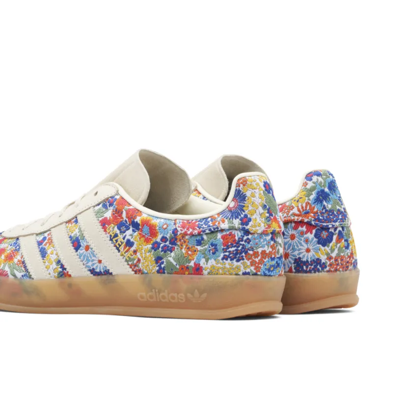 Adidas Gazelle Indoor Liberty London Floral Embroidery Womens 