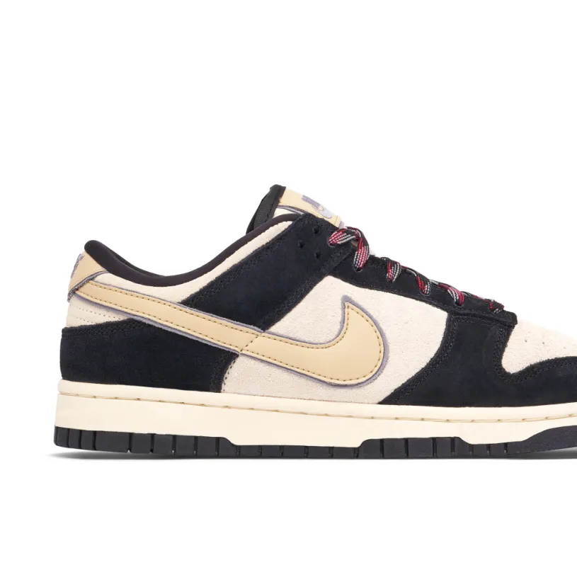 Nike Dunk Low Black Suede Womens 