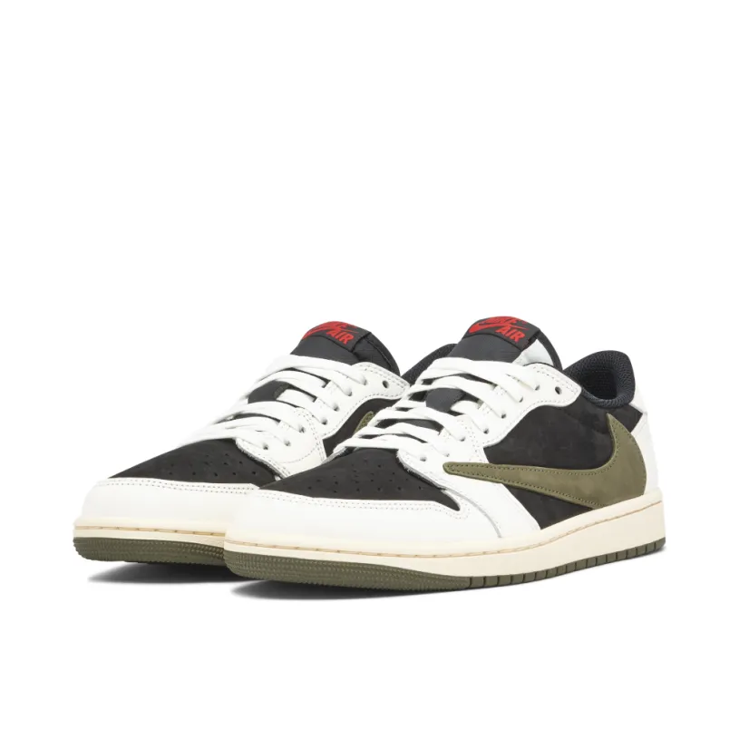 Air Jordan 1 Low OG SP x Travis Scott Olive Womens 