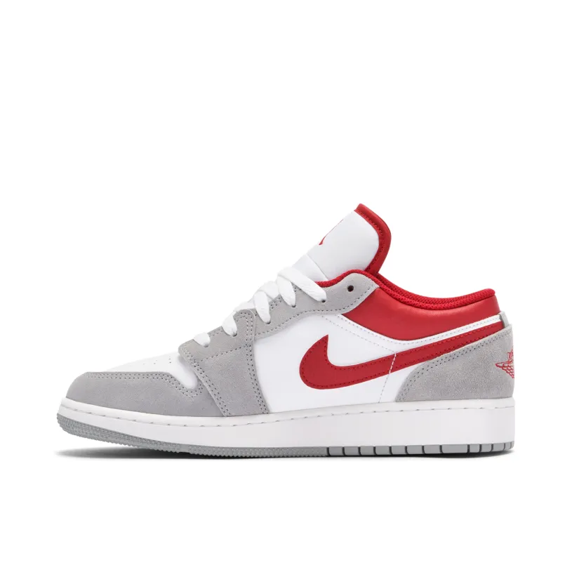 Air Jordan 1 Low Grey Red GS