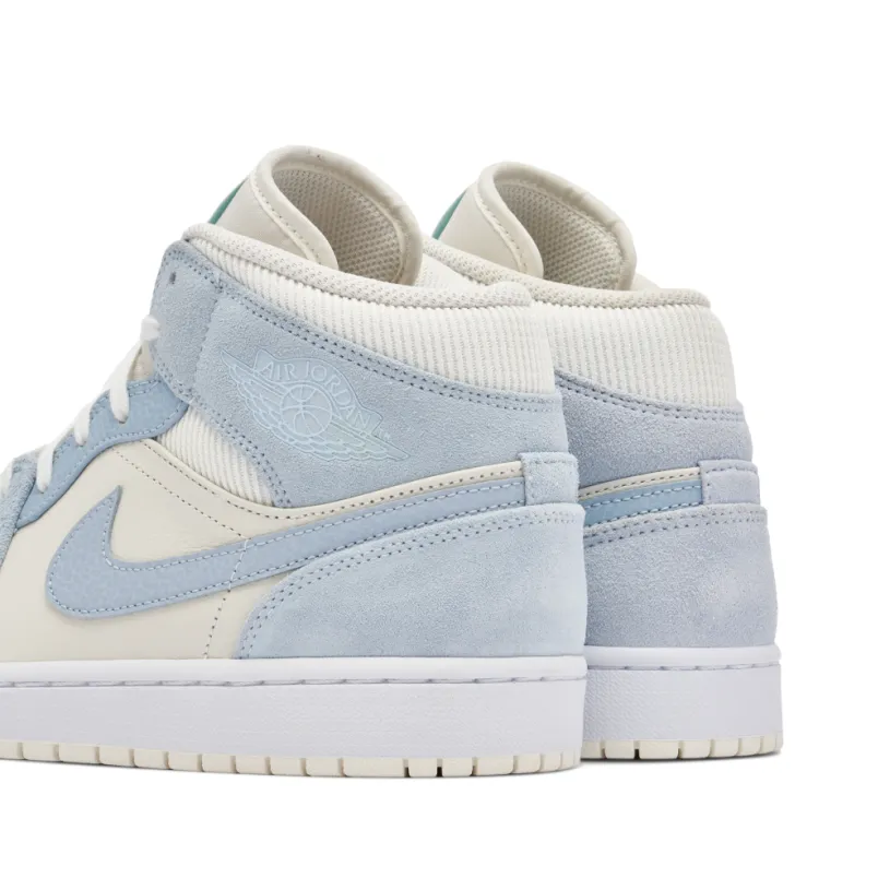 Air Jordan 1 Mid Mixed Textures Blue 