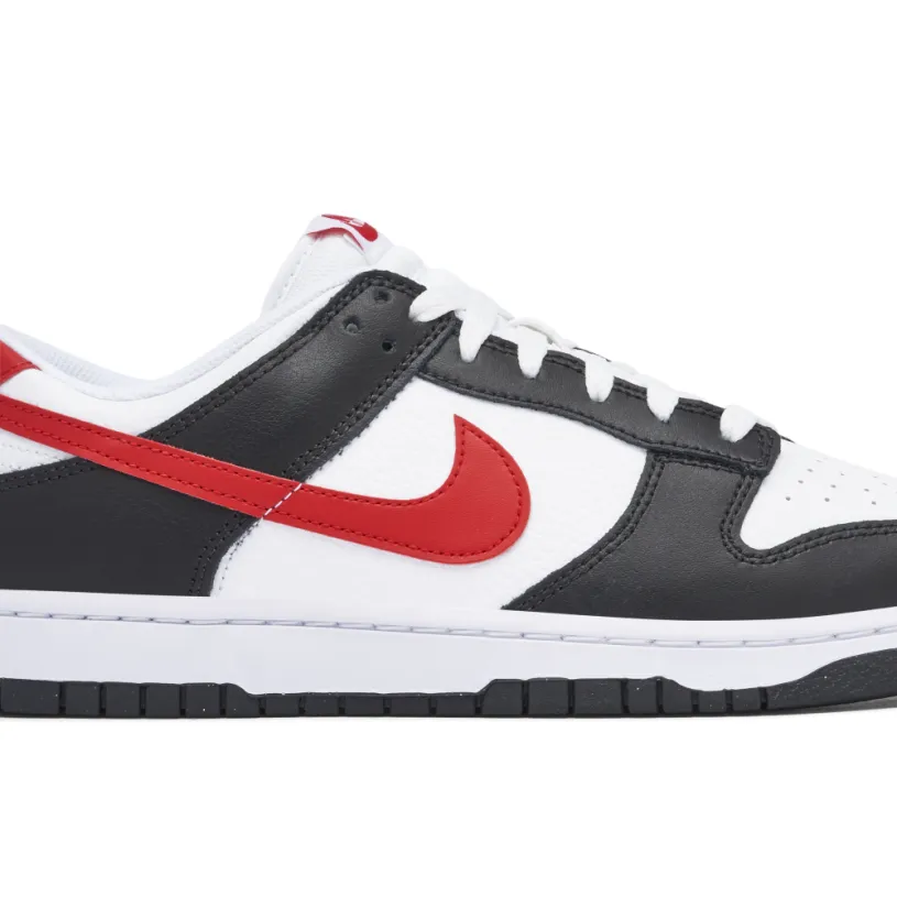 Nike Dunk Low White Black Red 