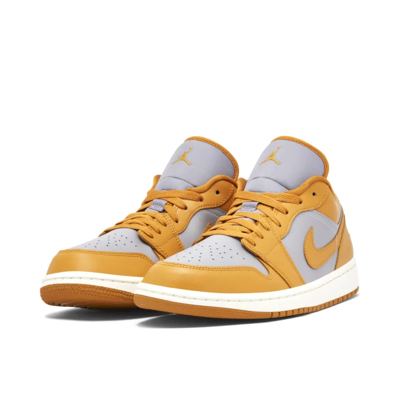 Air Jordan 1 Low Grey Curry Womens 
