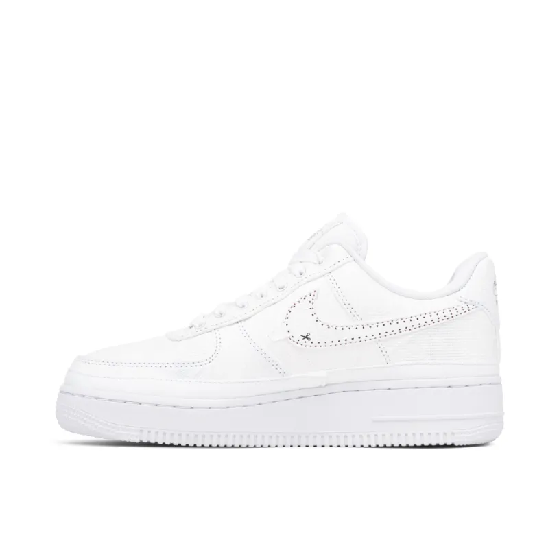Nike Air Force 1 LX Tear Away Red Swoosh Womens