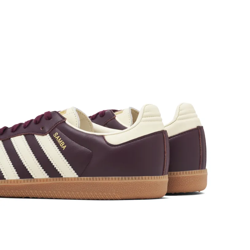 adidas Samba OG Maroon Cream Womens 